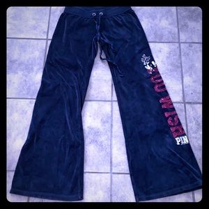 Navy Blue Sweatpants (PINK)